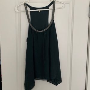 Dark green tank